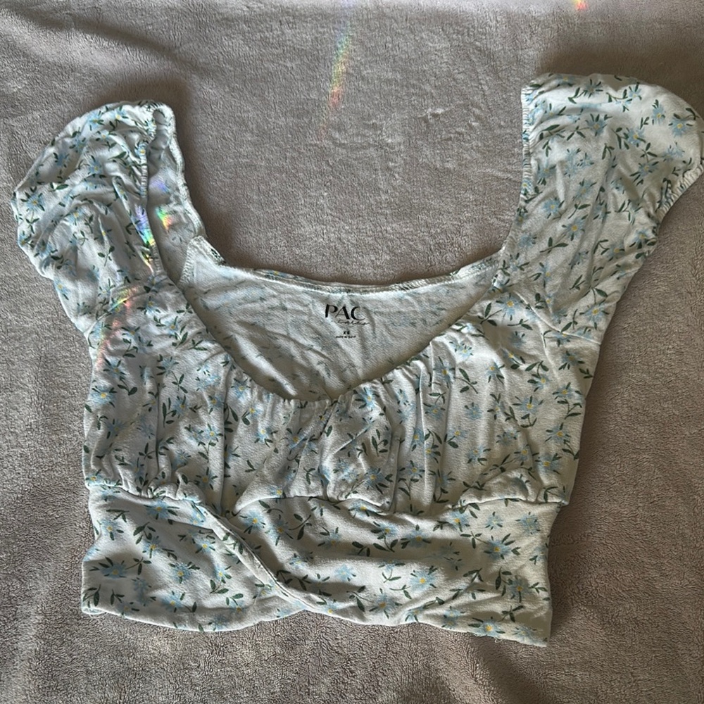 Women's Floral Top - White